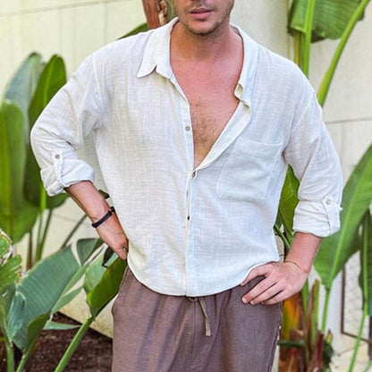 Otto | Elegant overhemd met lange mouwen en borstzak