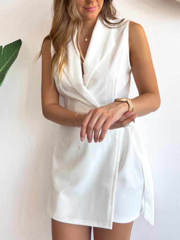 Tatiana | Classy gekruiste hals Romper