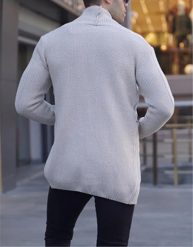 Herman | Elegant kabelgebreid vest met lange mouwen