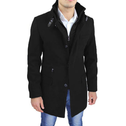 Menard | Elegante halflange jas met rits