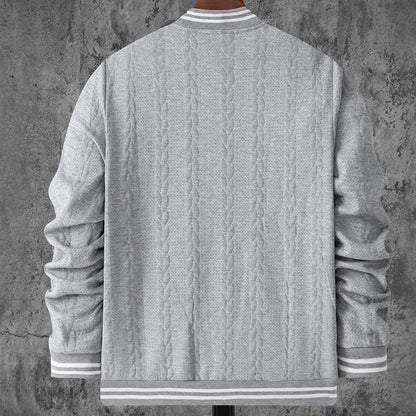 Benedikt | Casual jacquard baseballjack