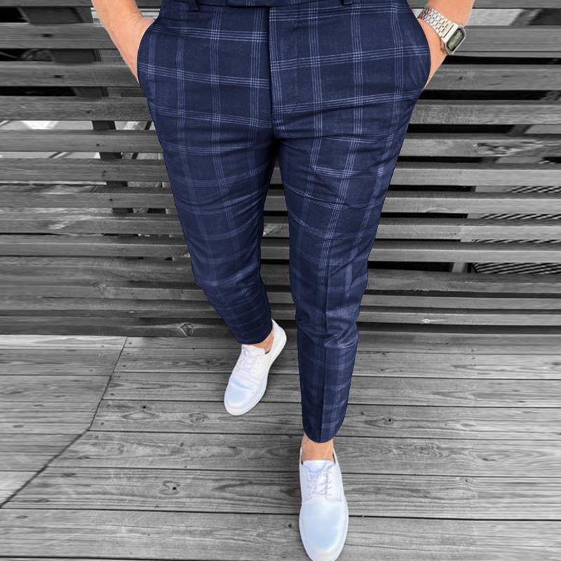 Idris | Business Casual Ruiten Broek