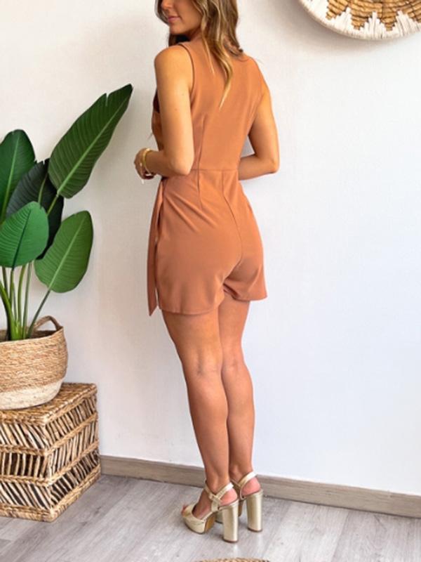 Tatiana | Classy gekruiste hals Romper