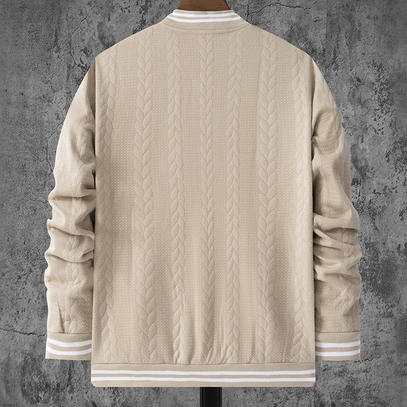 Benedikt | Casual jacquard baseballjack