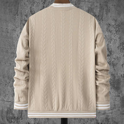 Benedikt | Casual jacquard baseballjack