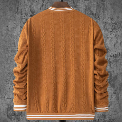 Benedikt | Casual jacquard baseballjack