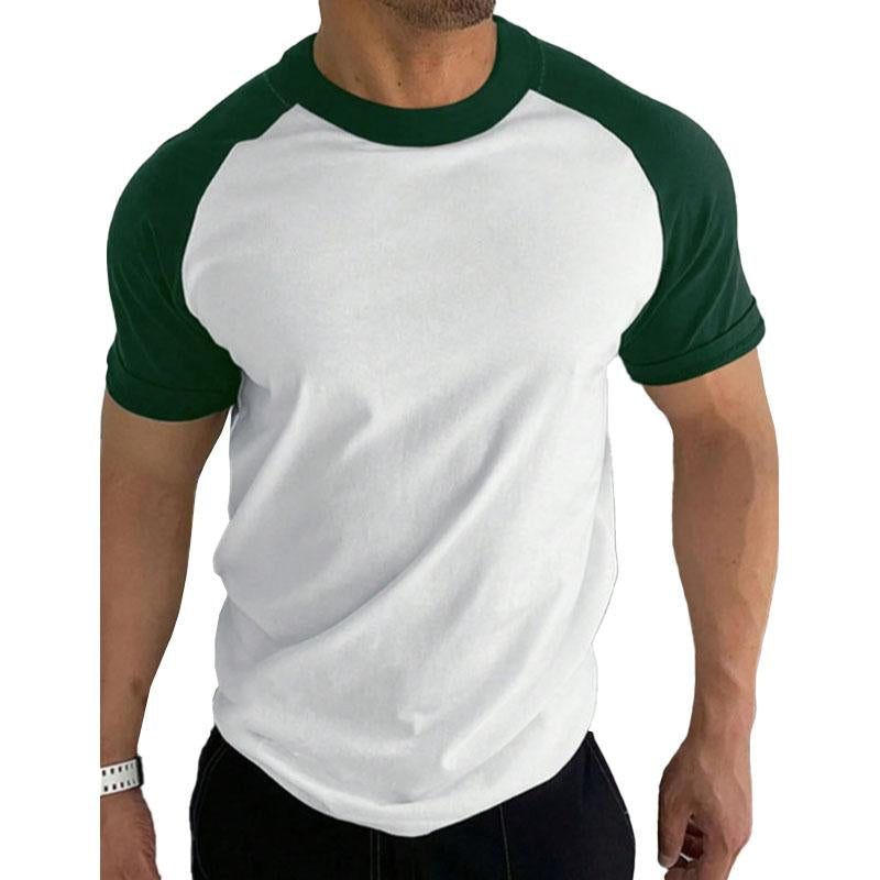 Eamon | Casual T-shirt met contrasterende kleuren en ronde hals