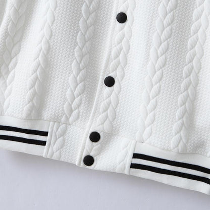 Benedikt | Casual jacquard baseballjack