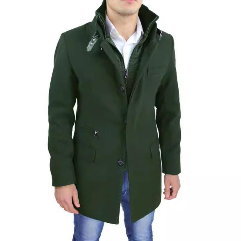 Menard | Elegante halflange jas met rits