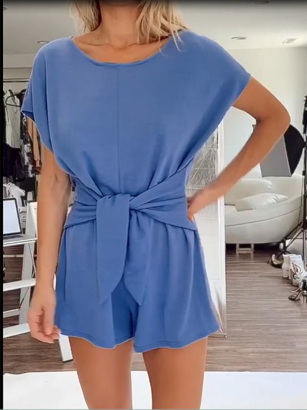 Carmen | Mouwloze romper met uitlopende zoom