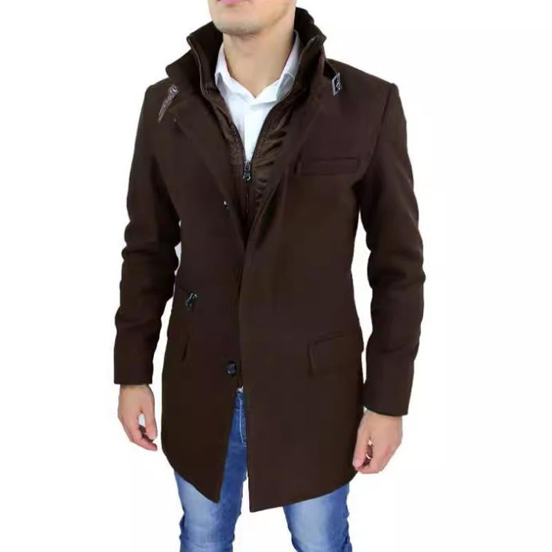 Menard | Elegante halflange jas met rits