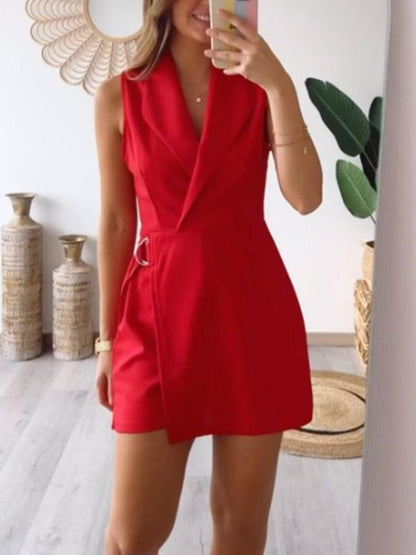 Tatiana | Classy gekruiste hals Romper