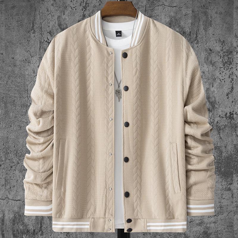 Benedikt | Casual jacquard baseballjack