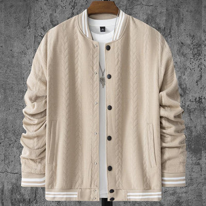 Benedikt | Casual jacquard baseballjack