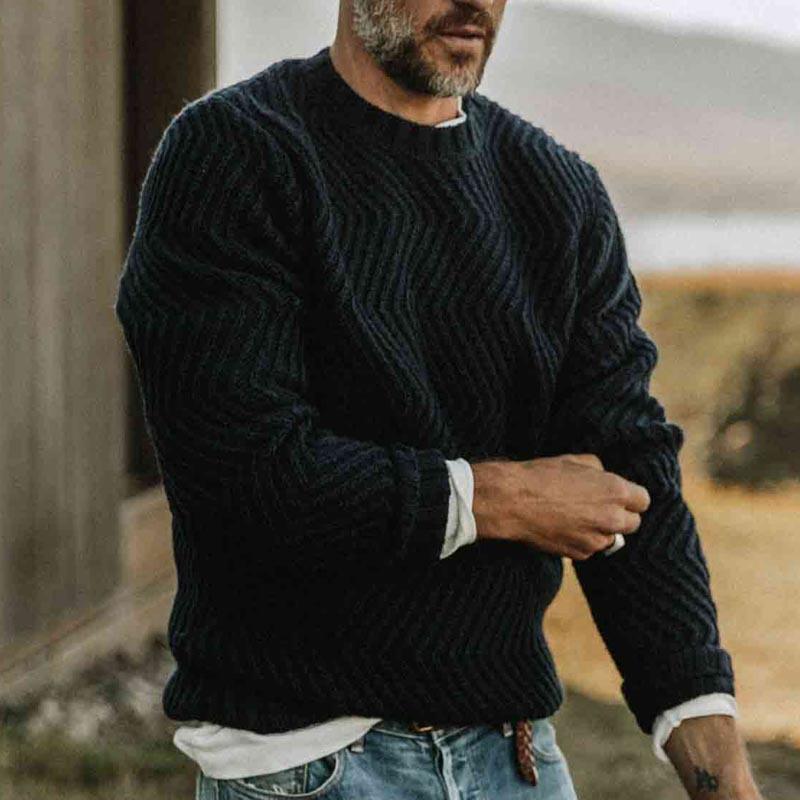 Samuel | Elegante gebreide trui met lange mouwen