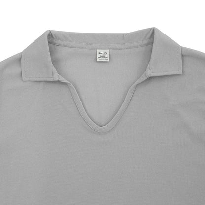 Dean | Casual poloshirt met lange mouwen