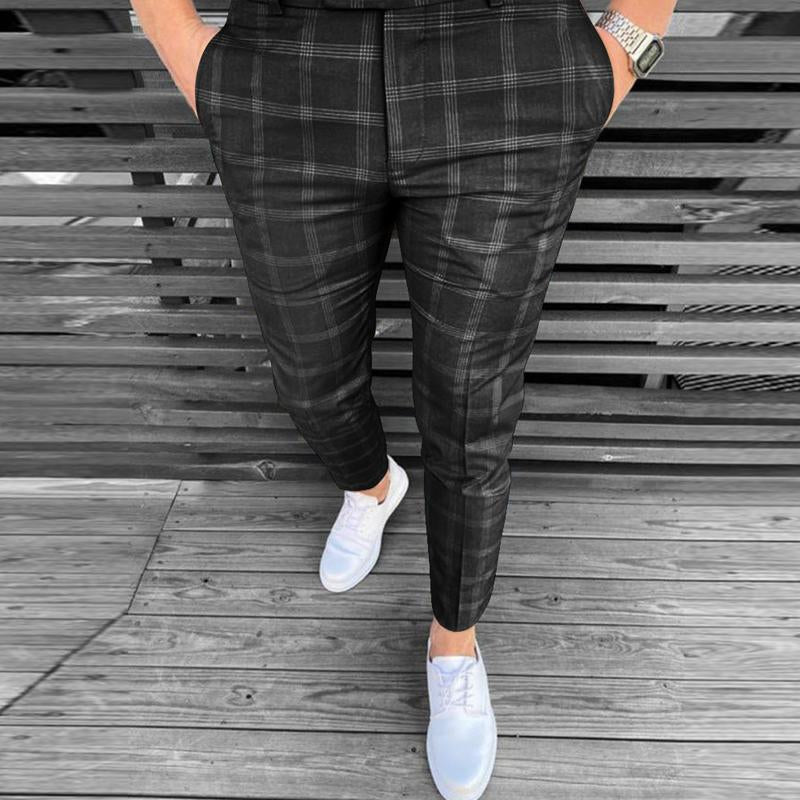 Idris | Business Casual Ruiten Broek