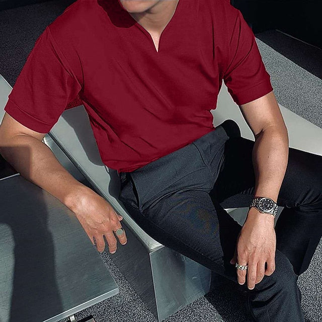 Roel | Casual V Neck Spier T-shirt