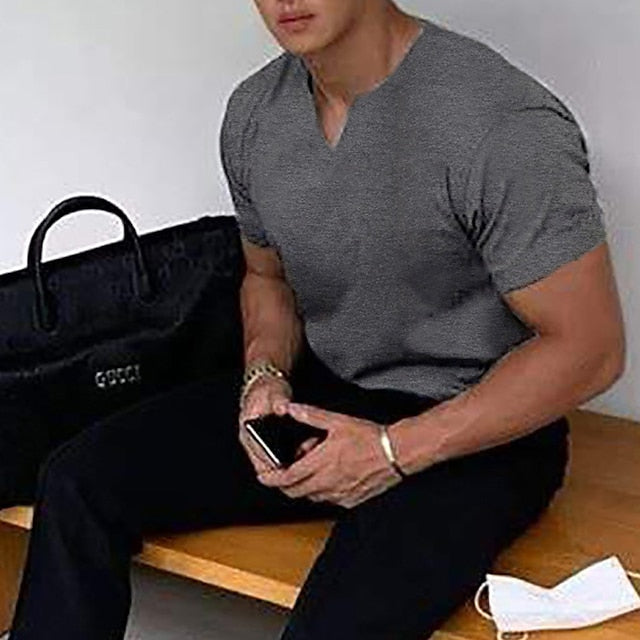 Roel | Casual V Neck Spier T-shirt