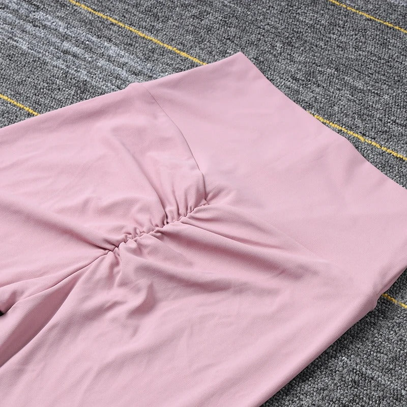 Nylon gymnastiek yoga broek