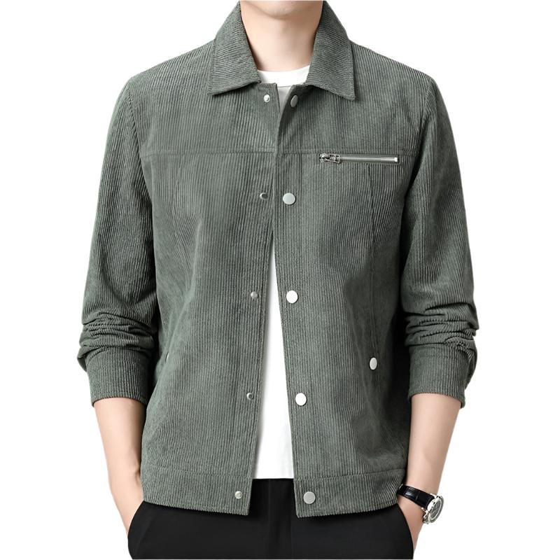 Amadeo | Vintage corduroy jack met knopen