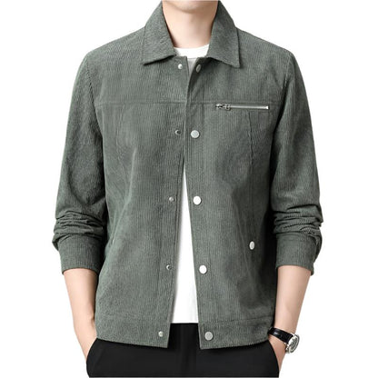 Amadeo | Vintage corduroy jack met knopen