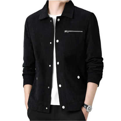 Amadeo | Vintage corduroy jack met knopen