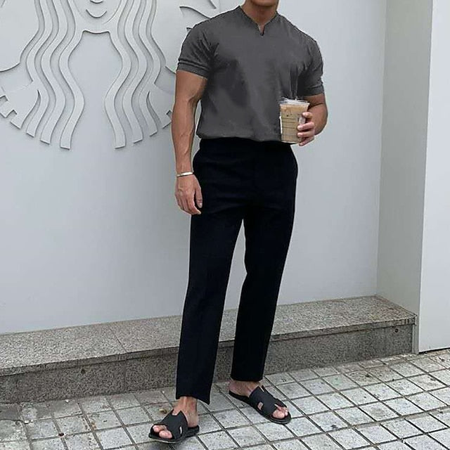 Roel | Casual V Neck Spier T-shirt