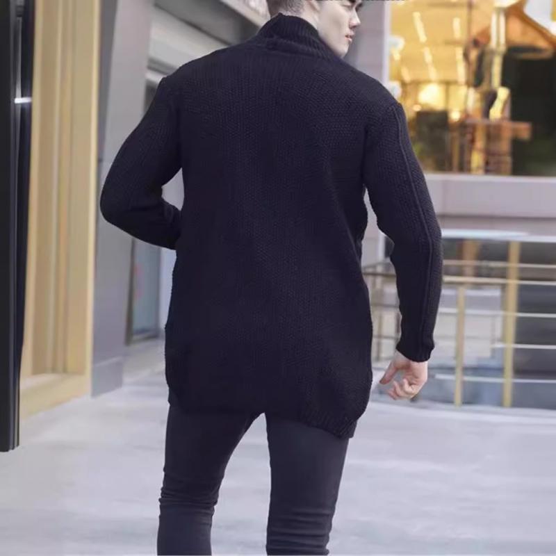 Herman | Elegant kabelgebreid vest met lange mouwen