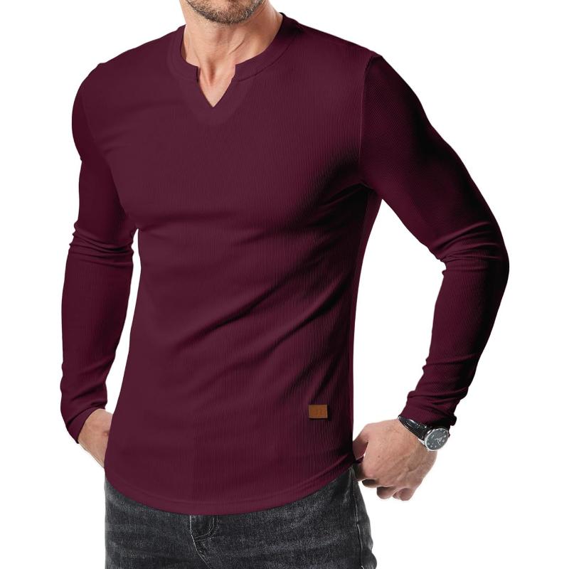 Lyle | Klassiek Slim Fit T-shirt met lange mouwen