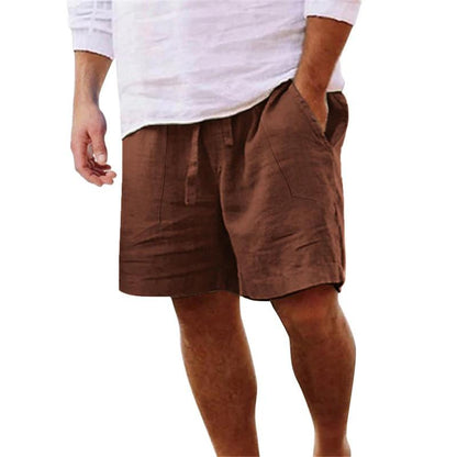 Sander - Elastische Taille Zakken Casual Shorts