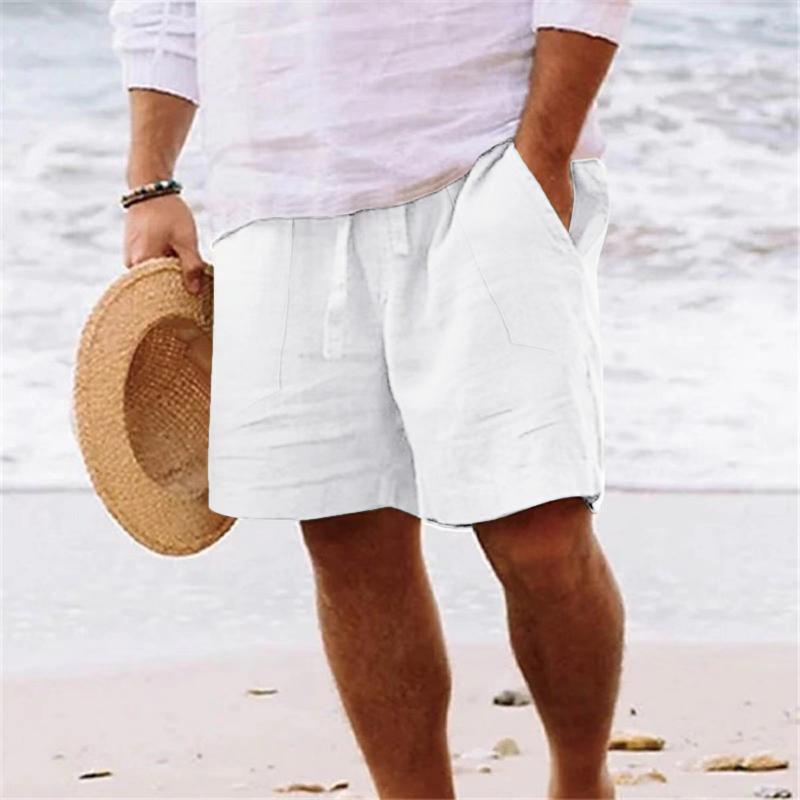 Sander - Elastische Taille Zakken Casual Shorts
