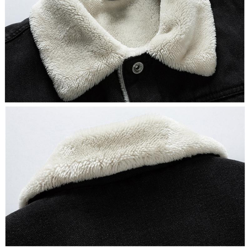 Dalmiro | Denim jack met lamswollen voering