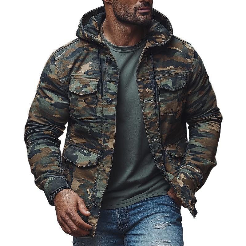 Markus | Camouflage capuchonjas voor buiten