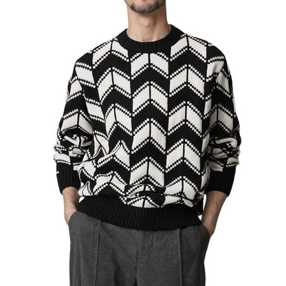 Niels | Casual Hoog Elastische Gebreide Trui