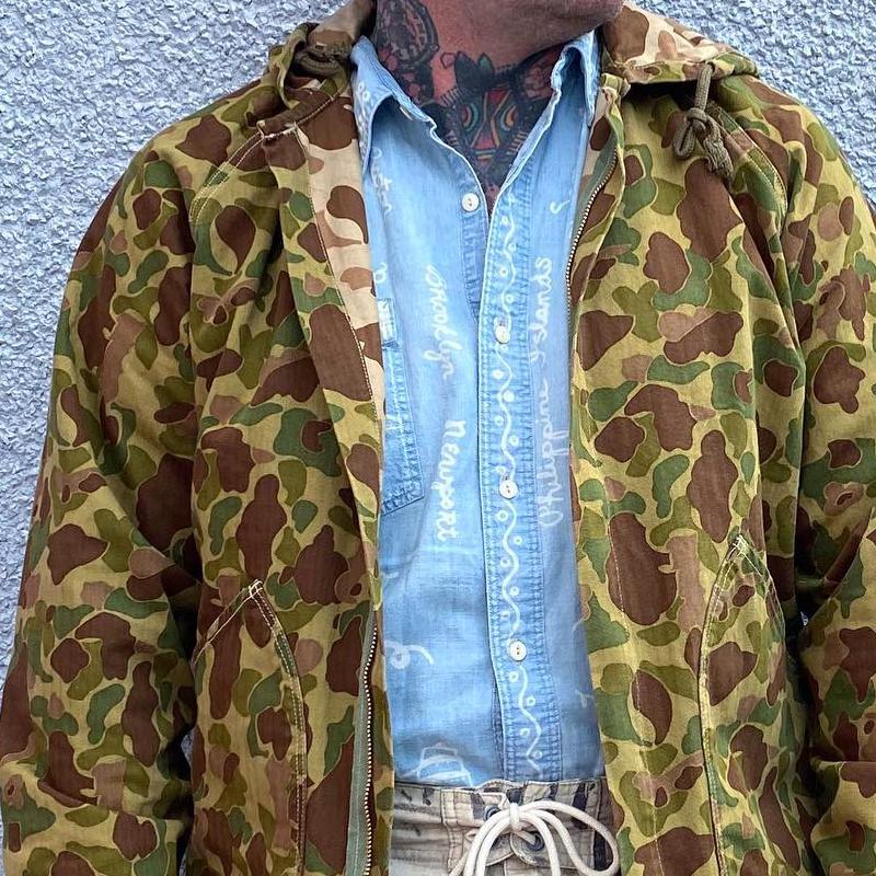 Tibor | Casual Camouflage Rits Jas met Capuchon