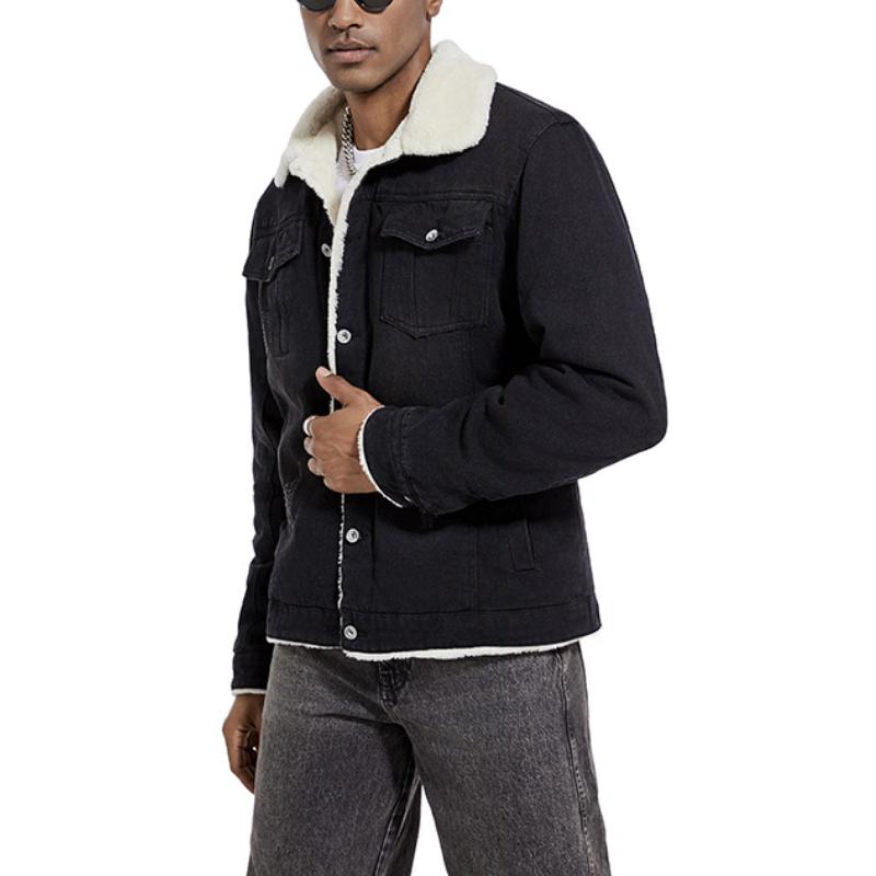 Dalmiro | Denim jack met lamswollen voering