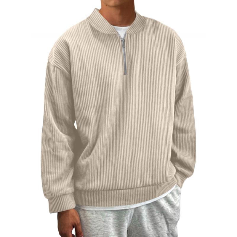 Ferdie | Klassieke losse pullover met opstaande kraag