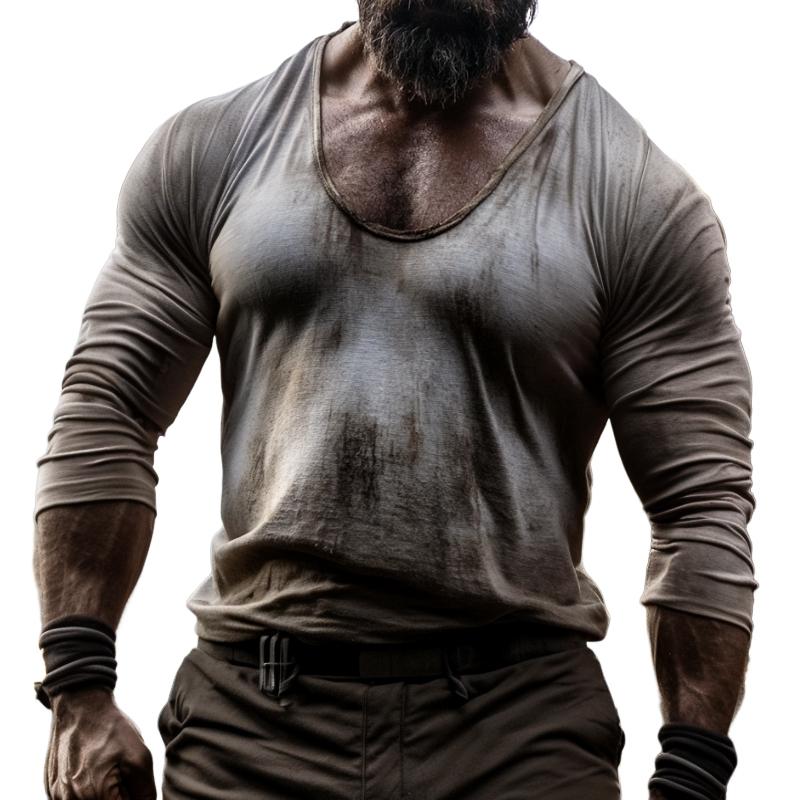 Ludvik | Robuust t-shirt met lange mouwen voor mannen