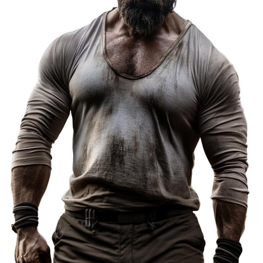 Ludvik | Robuust t-shirt met lange mouwen voor mannen