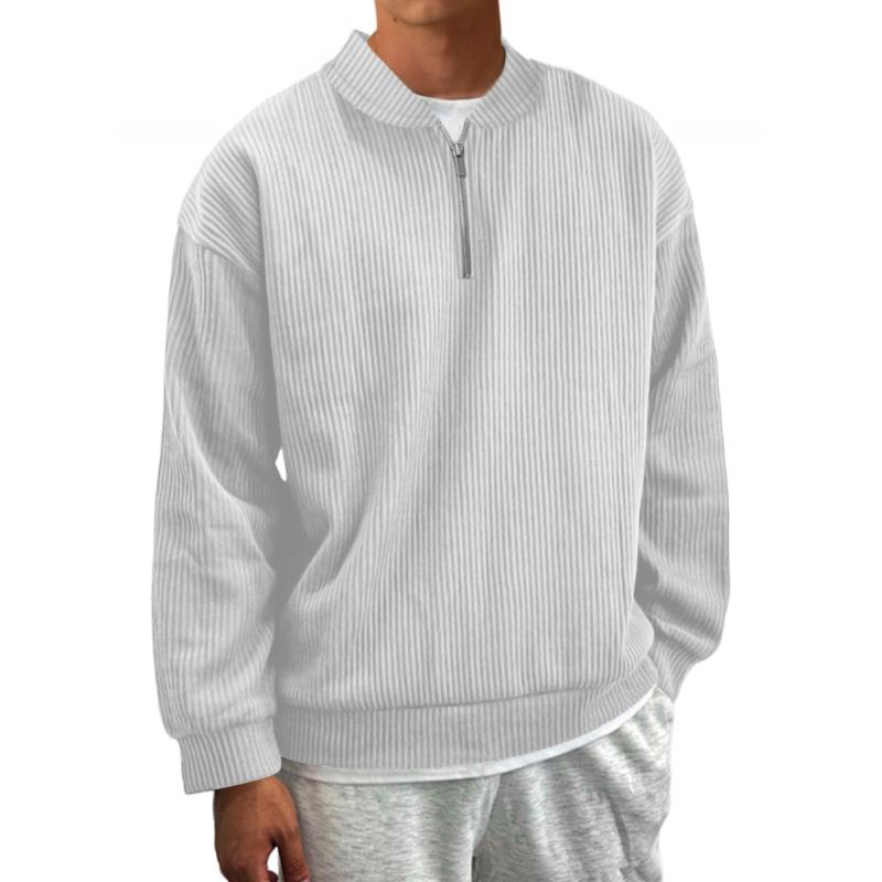 Ferdie | Klassieke losse pullover met opstaande kraag