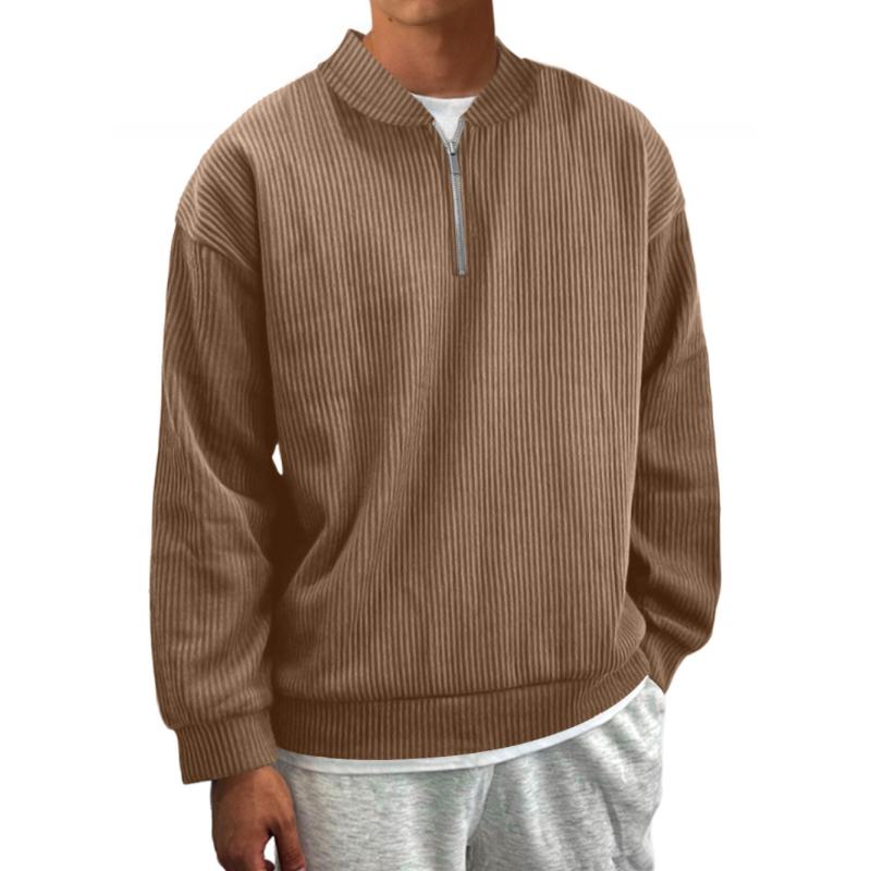 Ferdie | Klassieke losse pullover met opstaande kraag