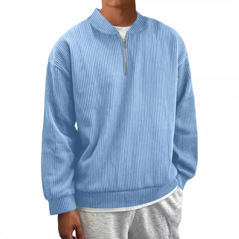 Ferdie | Klassieke losse pullover met opstaande kraag