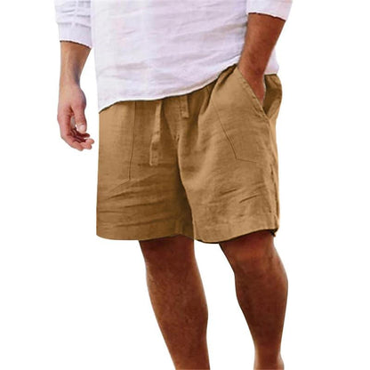 Sander - Elastische Taille Zakken Casual Shorts