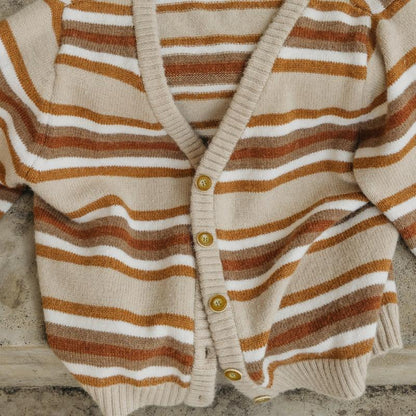 Marshall | Casual Contraststreep Los Gebreid Vest