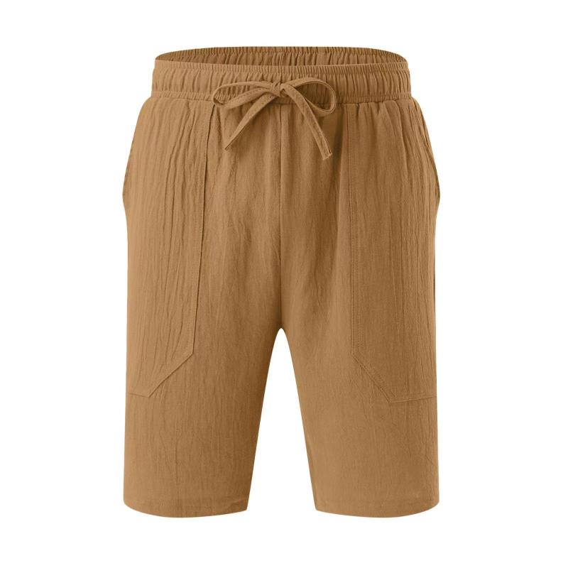 Sander - Elastische Taille Zakken Casual Shorts