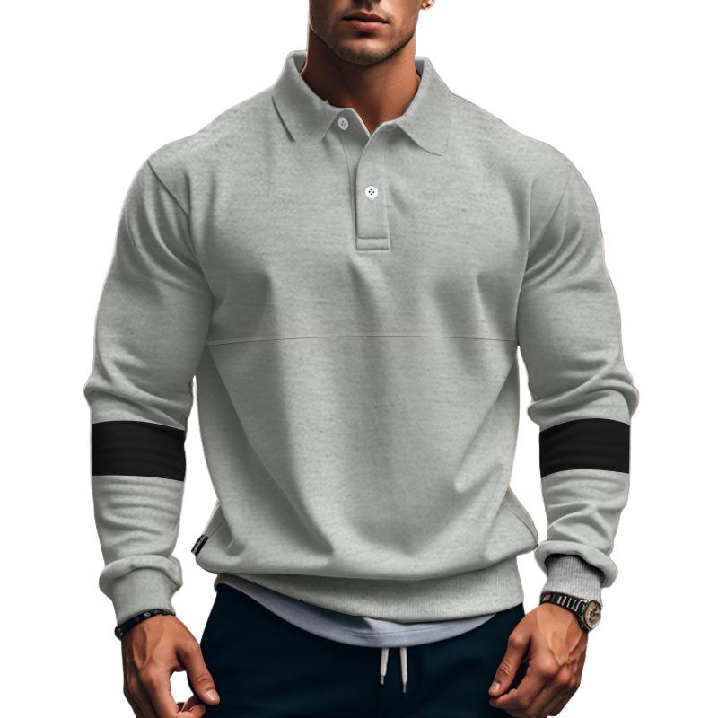 Gregor | Klassiek poloshirt met lange mouwen