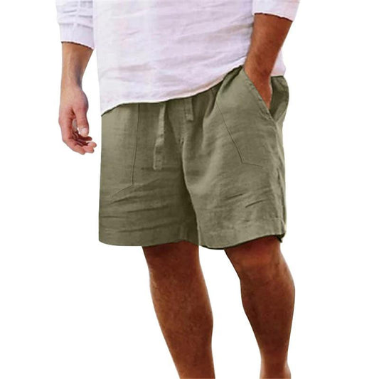 Sander - Elastische Taille Zakken Casual Shorts