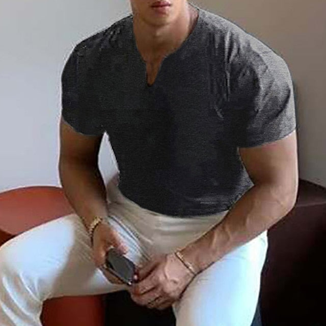 Roel | Casual V Neck Spier T-shirt